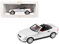 Norev 183020 1/18 1996 Mercedes-Benz SLK Convertible Brilliant Silver