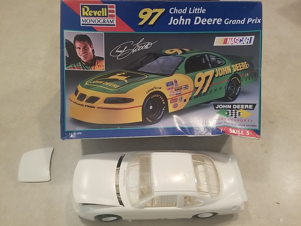 Revell Monogram 1/24 97 Chad Little John Deere Grand Prix #85-2492 Half Complete