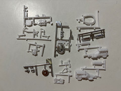 Model Car Parts – Revell Dom’s ’71 Plymouth GTX engine parts ONLY 1/24 kitbash