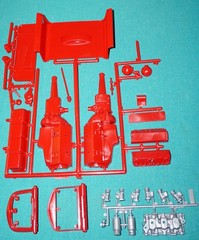 The Big T Revell 1/8 #85-2617 Engine w Carbs Body Chassis Etc.