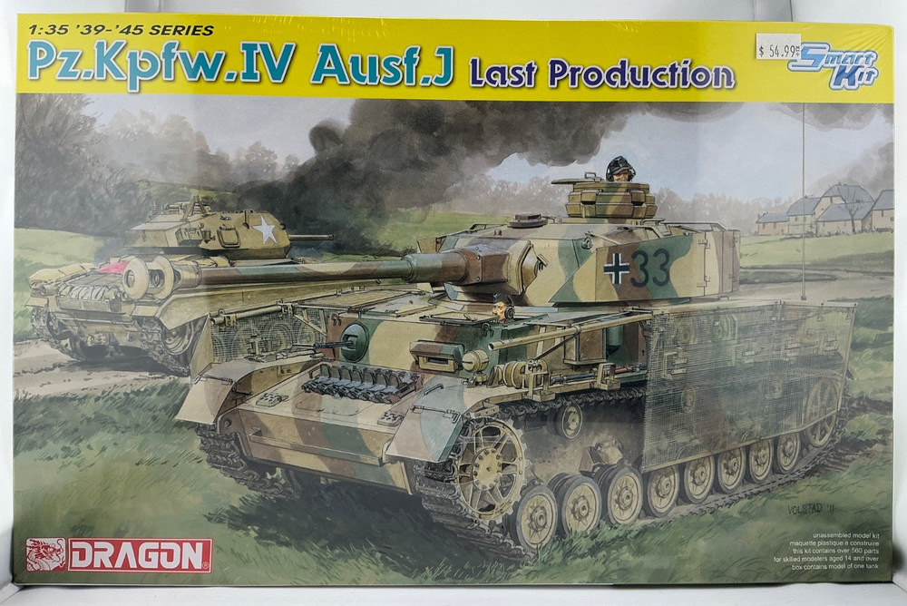 DRAGON MODEL 6575 Pz.Kpfw.IV Ausf.J Last Prod. Smart Kit w/Photo-etched Parts