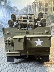 Built 1/35 M16 AA Half-Track Multiple Motor Carriage Anti-Aircraft !!