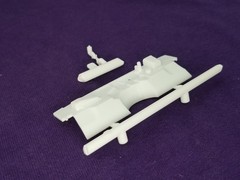 1960 Chevrolet Nomad Station Wagon FIREWALL & WIPER MOTOR for AMT 1:25 Model Kit