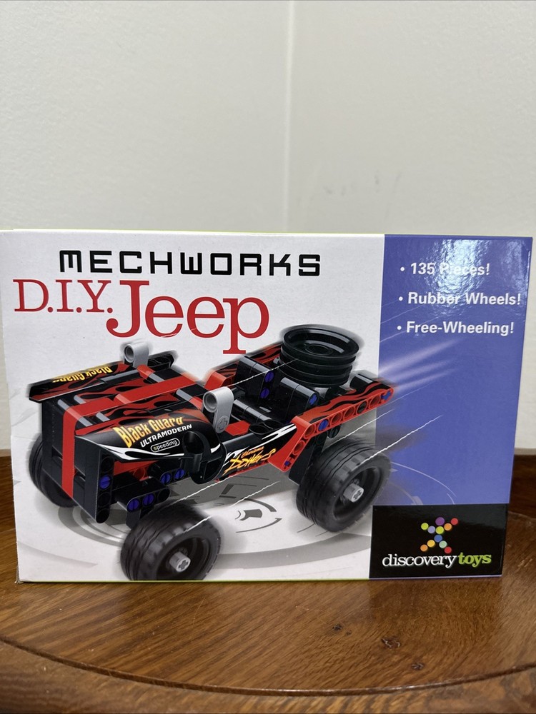 Mechworks D.I.Y. Jeep Model Discovery Toys 135 Pcs For Ages 8+ New Sealed