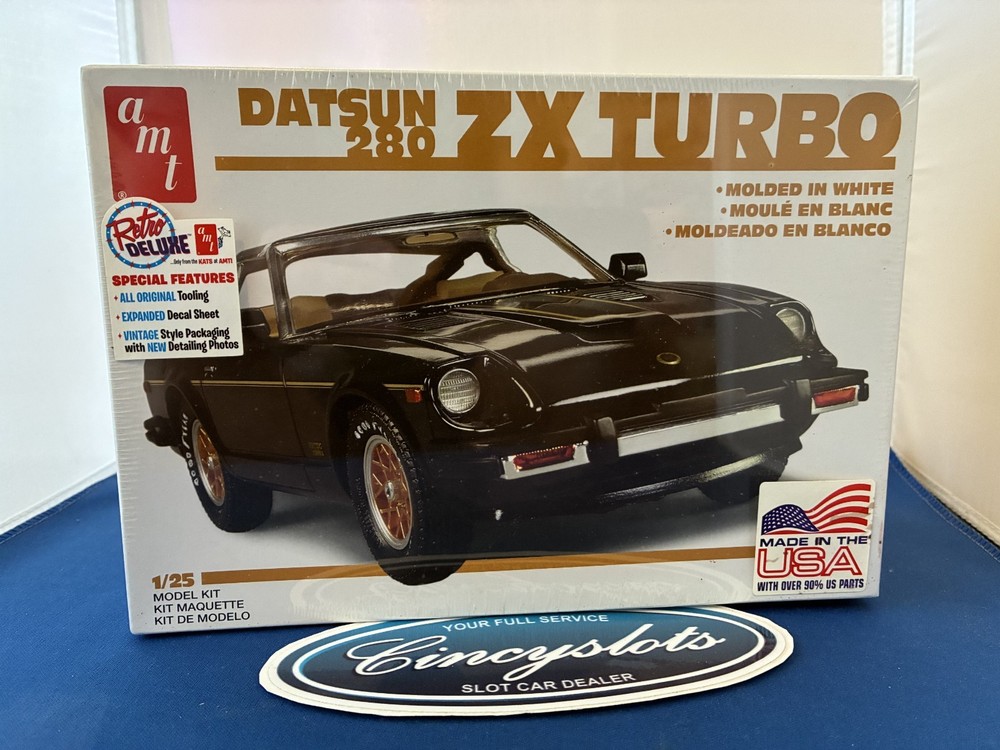 AMT Datsun 280 Zx Turbo Retro Deluxe Plastic Model Kit Sealed Box