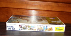 Vintage Hasegawa Minicraft 1:72 Light tank Stuart Mk1 Plastic Model Kit 703