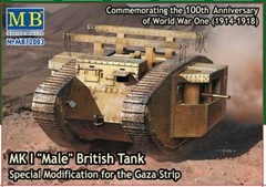 Master Box 72003 1:72 MK I Male British Tank Special Modification for Gaza Strip