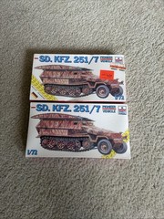 ESCI Model Kit 1:72 Scale – SD. KFZ. 251/7 Pioneer Vehicle Lot Of 2 – Sealed