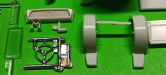 1940 Willys Pickup Truck Gasser 1/25 AMT Body Cab Glass Interior Tub Bed Box Lot