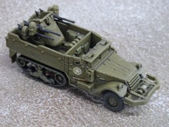 Roco Minitanks Pro Painted WWII US M-16 Quad 50 Halftrack Lot#8685B©