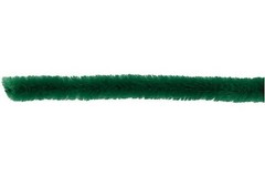 Pipe Cleaner Thickness 6 mm Length 30 cm Dark Green Pack of 50