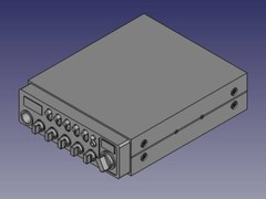 2 off, 3D Print Resin, Model Car CB Radio Sets, Various Scales