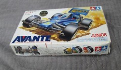 RARE Tamiya Avante Jr Special Version 18507 Clear Chassis Yellow Tires 1990 NOS