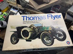 Vtg Model Car Kits Lot New/ Part Built Pre war race 1900s Thomas flyer Raceabout