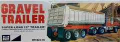 Gravel Trailer Super Long 12″ Trailer MPC 1:25 NEW FACTORY SEALED *US Seller*