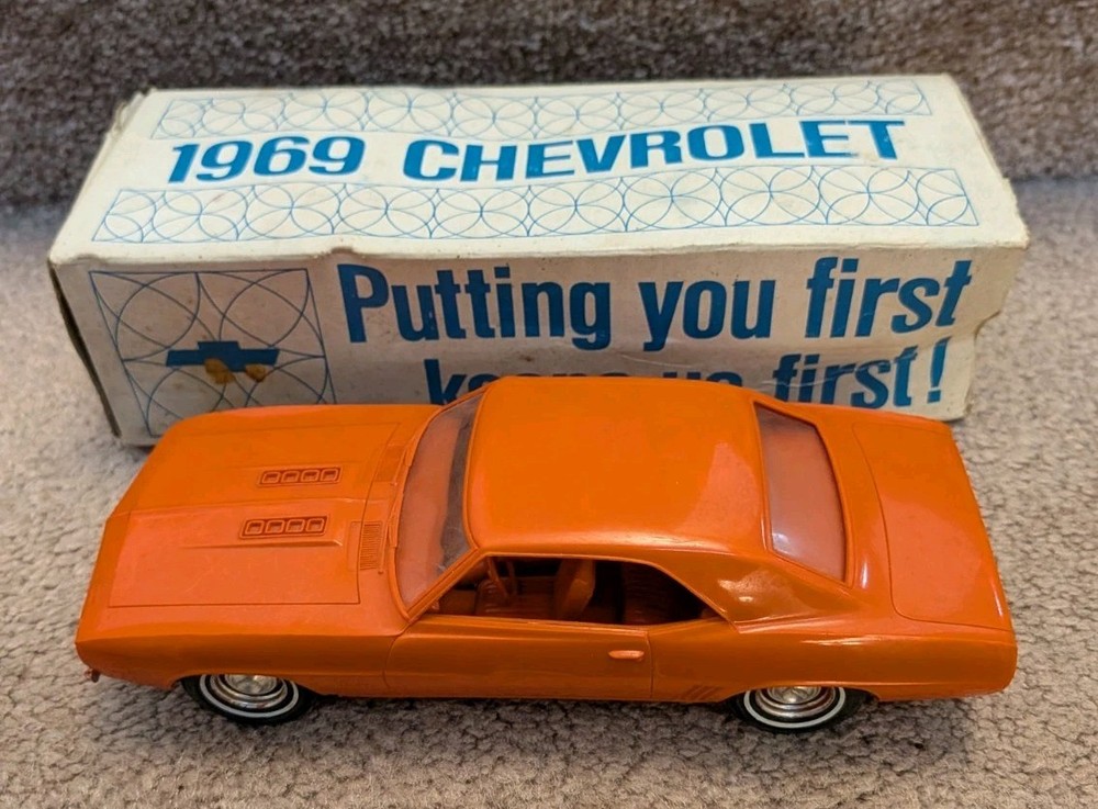 D5 AMT MPC 1969 Chevy Camaro Coupe Hardtop SS Super Sport PROMO CAR vintage McM