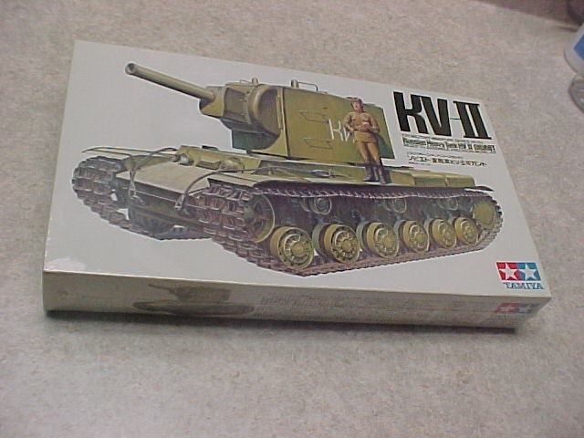 TAMIYA #163 MODEL KIT KV II SEALED ! JAPAN NOS RARE! KV-2 RUSSIAN TANK