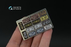 Quinta Studio 1/24 1/25 Metal License Plates NY DE MA MD VT PA DC NH RI 40s-50s