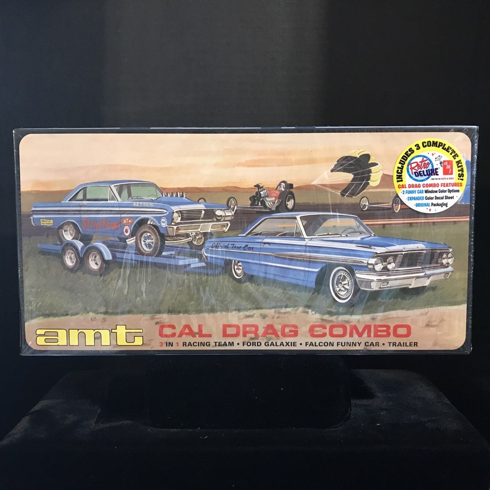 AMT 1223/06 CAL DRAG COMBO RACING TEAM MODEL KIT-NIB-1/25 SCALE