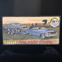 AMT 1223/06 CAL DRAG COMBO RACING TEAM MODEL KIT-NIB-1/25 SCALE