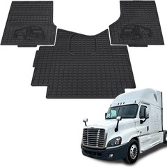Floor Mats Fit for Freightliner Cascadia 2008-2017 | Heavy Duty Truck Floor Rubb