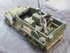 Roco Minitanks Pro Painted & Detailed WWII US M-3 Halftrack Lot#8530B©
