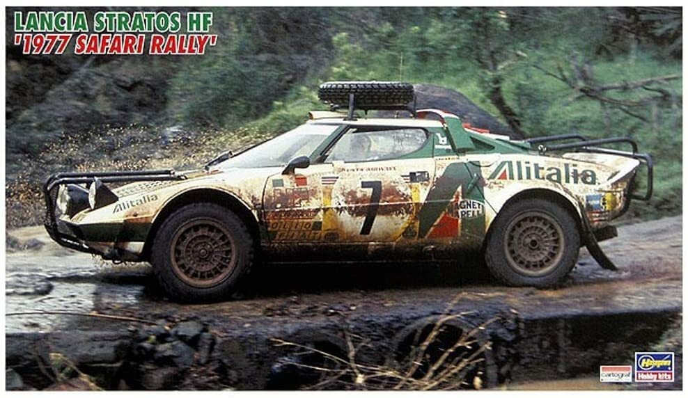 Hasegawa 1/24 Model kit Lancia Stratos HF1977 Safari Rally from Japan 1391