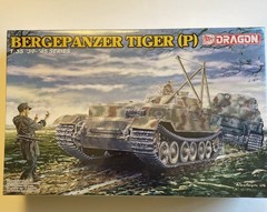 Dragon 6226 1/35 Bergepanzer Tiger (P) Tank Model Kit, Factory SEALED