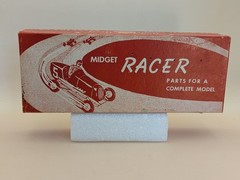 1950’s Ace Products Midget RACER Wooden Model Kit Box – BOX ONLY