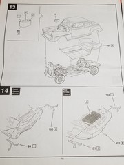 1948 Ford Coupe REAR BUMPER BRACKETS from Revell 1:25 Model Kit 48