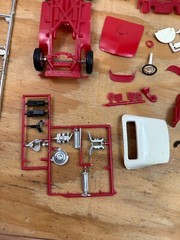 1979 Vintage AMT ’57 T-BIRD From Tv Series VEGAS #3105 1:25 Partially Built