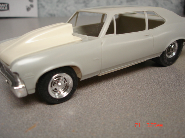 AMT 1/25 scale 72 Old Pro Nova Resin Cast Big Cowl Hood