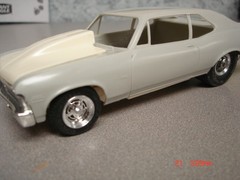 AMT 1/25 scale 72 Old Pro Nova Resin Cast Big Cowl Hood