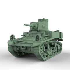 MRY-SFW 1/200 Military Model Kit US M2A4 Light Tank