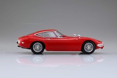 AOSHIMA 1/32 The Snap Kit Toyota 2000GT Solar Red Plastic Model 05B