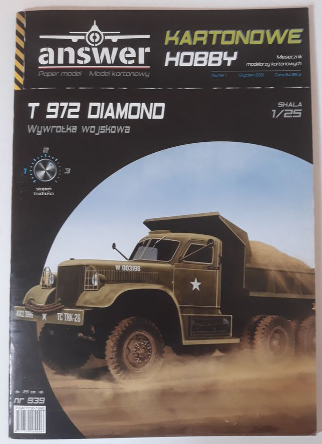 Answer KH 539 (1/2021) – American dump truck T972 Diamond