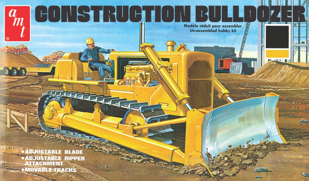 AMT 1086 1/25 Construction Bulldozer