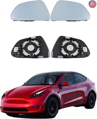 Fits for Exterior Mirrors Glass Side Rear View Mirror White Lens Door Mirror