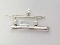 1958 Edsel Pacer TRUNK DECK TRIM from AMT 1:25 Model Kit 58