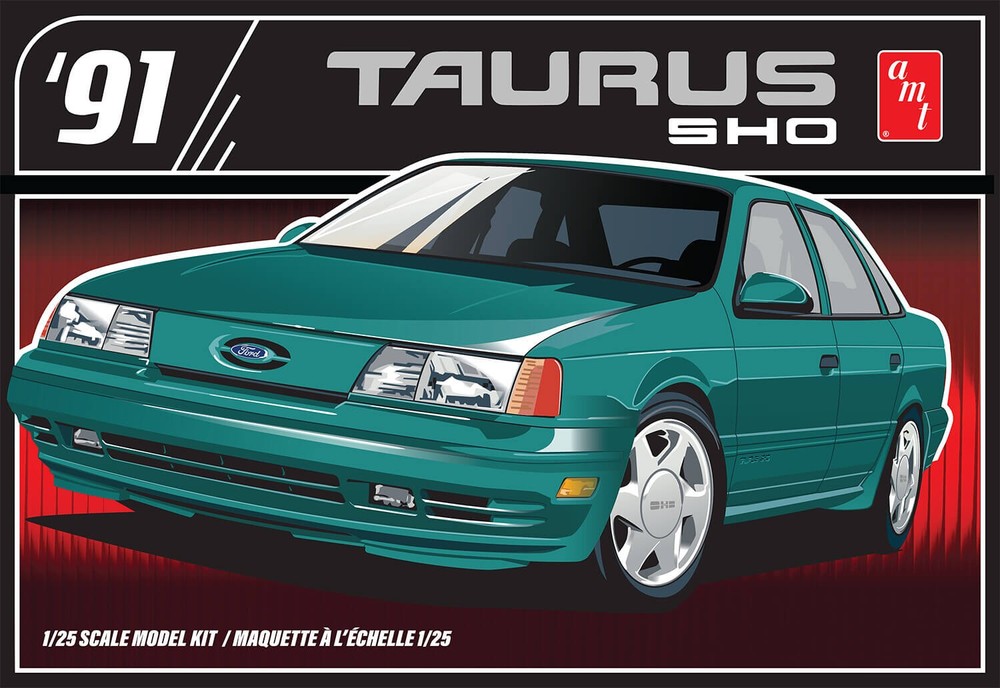 AMT 1/25 Scale 1991 Ford Taurus SHO Plastic Model Kit AMT1554M