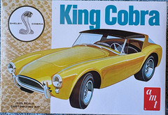 AMT Shelby Cobra King Cobra 1:25 Plastic Model Car Customizing Kit AMT793/12