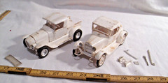 AMT BARRIS ALA KART FORD HOT ROD CAR MODEL KITS X2 CUSTOM & STOCK BUILT UPS
