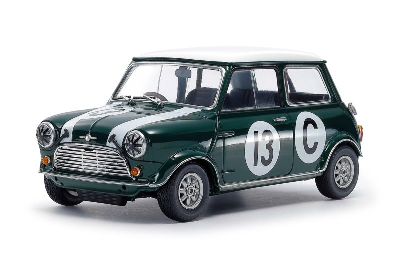 Tamiya 24130 1/24 Scale Model Car Kit Morris Mini Cooper Rally Racing Mark I