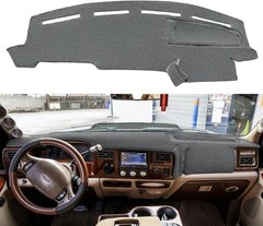 Dashboard Cover Dash Cover Mat Pad Carpet Custom Fit for Ford F250 F350 F450