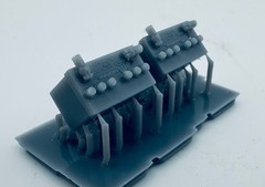 Mopar batteries set of 2 model cars