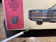 RARE vintage ‘60’s PALMER FORD 1969 Galaxie 500 XL motorized model kit SEALED