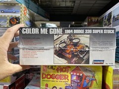 Lindberg 1:25 Color Me Gone 1964 Dodge 330 Super Stock Model Car Kit.