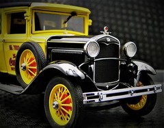 Ford Classic Custom Truck Built Metal Model Pickup Hot Rod Race Wagon Car