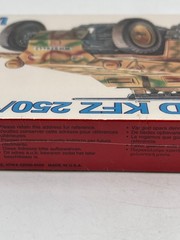ESCI ERTL 8373 Sd.Kfz. 250/10 German Anti-Tank Vehicle WWII 1:72 Scale Model Kit