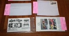 8ct Lot Blue Ridge Waterslide Decals ORRC 1/24 and 1/25 Scale NASCAR Racing NOS